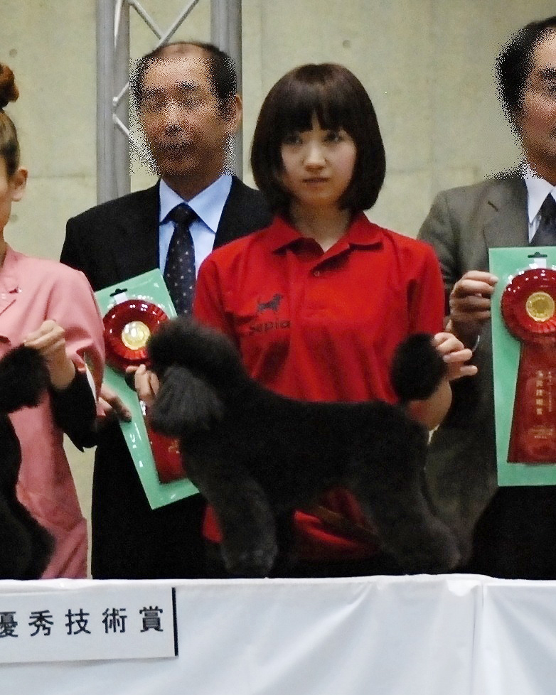 2009 JKCトリミング競技大会 優秀技術賞 上野(旧姓山﨑)恵美